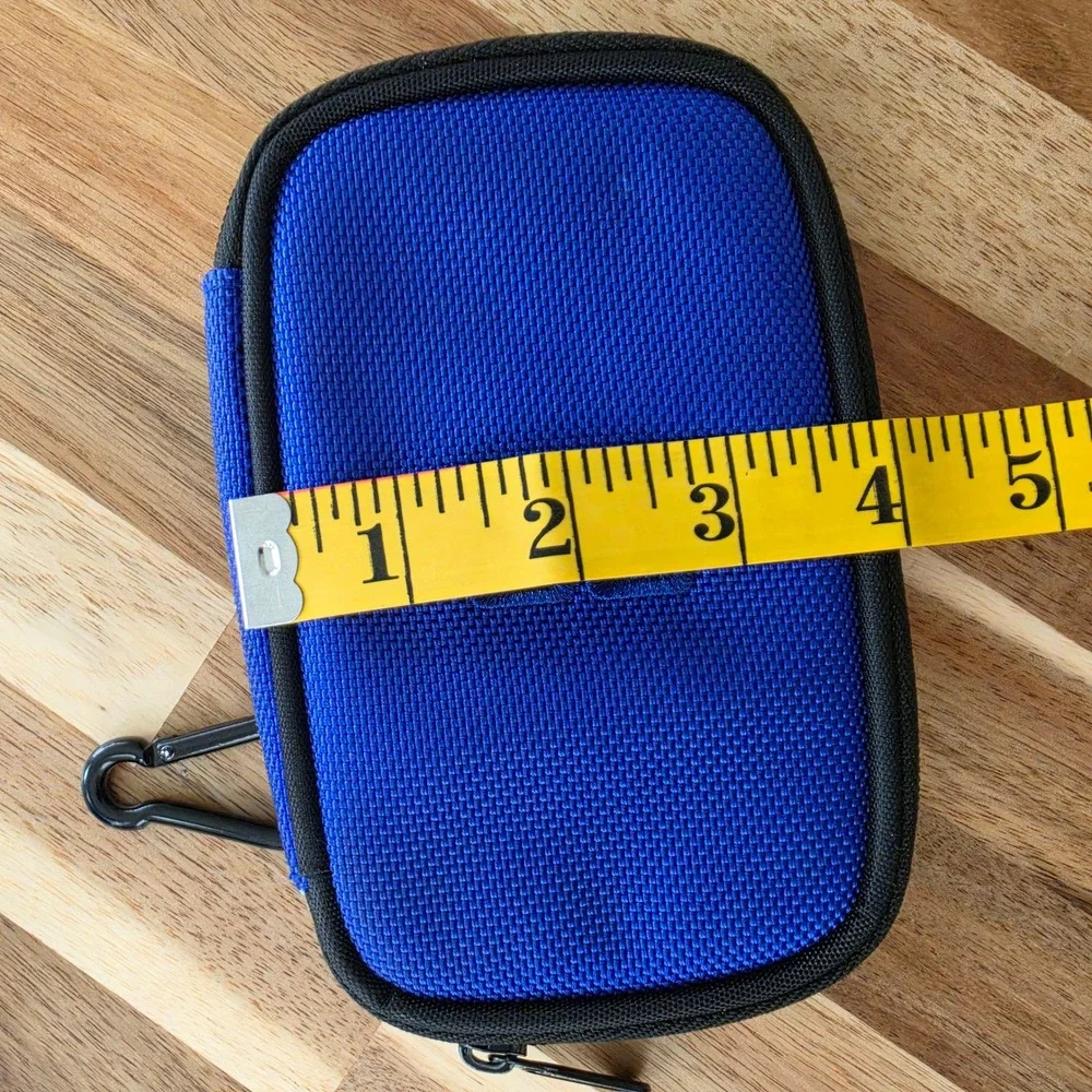 Nintendo DS Lite Blue Black Nylon Carrying Case Carabiner A.L.S. Industries 2007